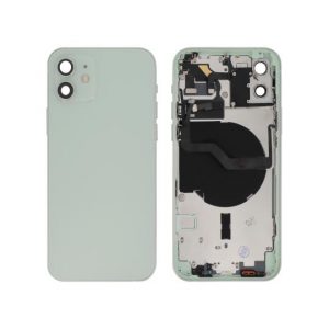 Vitre Arrière Complète Verte Avec Toutes Les Pièces iPhone 12 (Pulled)