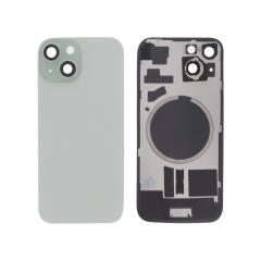 Vitre Arrière Complète Verte Avec MagSafe Et Nappe Flash iPhone 15