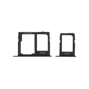 Tiroir SIM Noir Galaxy A6/A6+ 2018 (A600/A605F)