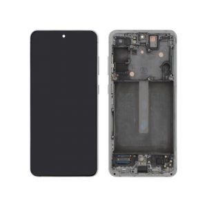 Ecran Complet Blanc Galaxy S21 FE 5G (G990B) (Avec Châssis)