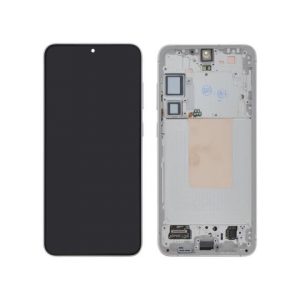 Ecran Complet Crème Galaxy S24+ (S926B) (Avec châssis)
