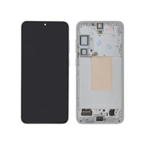 Ecran Complet Argent Galaxy S24+ (S926B) (Avec châssis)