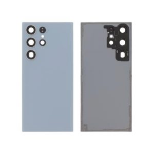 Vitre Arrière Bleu Ciel Galaxy S23 Ultra (S918B) (Sans logo)