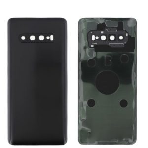Vitre Arrière Noire Galaxy S10+ (G975F) (Sans logo)