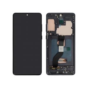 Ecran Complet Noir OLED Galaxy S20+ (G985F/G986B) (Avec châssis)