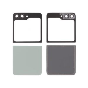 Vitre Arrière Complète Menthe Galaxy Z Flip 5 (F731B) (Sans logo)