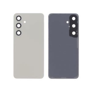 Vitre Arrière Crème Galaxy S24 (S921B) (Sans logo)