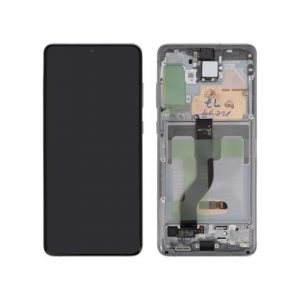 Ecran Complet Gris Galaxy S20+ (G985F/G986B) (Sans Cam)