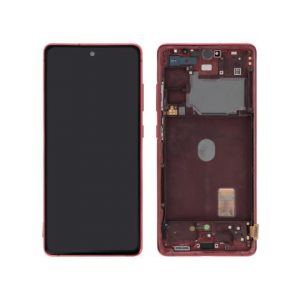 Ecran complet Rouge Galaxy S20 FE 4G/5G (G780F/G781F)