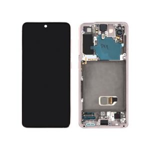 Ecran Complet Rose Galaxy S21 5G (G991B) (Avec Cam)