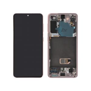 Ecran Complet Rose Galaxy S21 5G (G991B) (Sans cam)