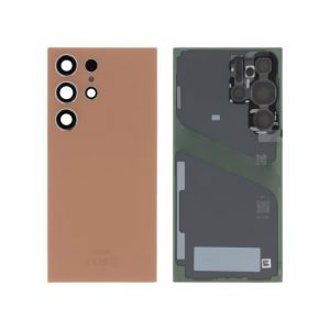 Vitre Arrière Titane Orange Galaxy S24 Ultra (S928B)