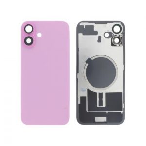 Vitre Arrière Complète Rose iPhone 16 Plus (Avec MagSafe) (Sans Logo)