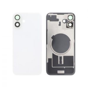 Vitre Arrière Complète Blanche iPhone 16 Plus (Avec MagSafe) (Sans Logo)